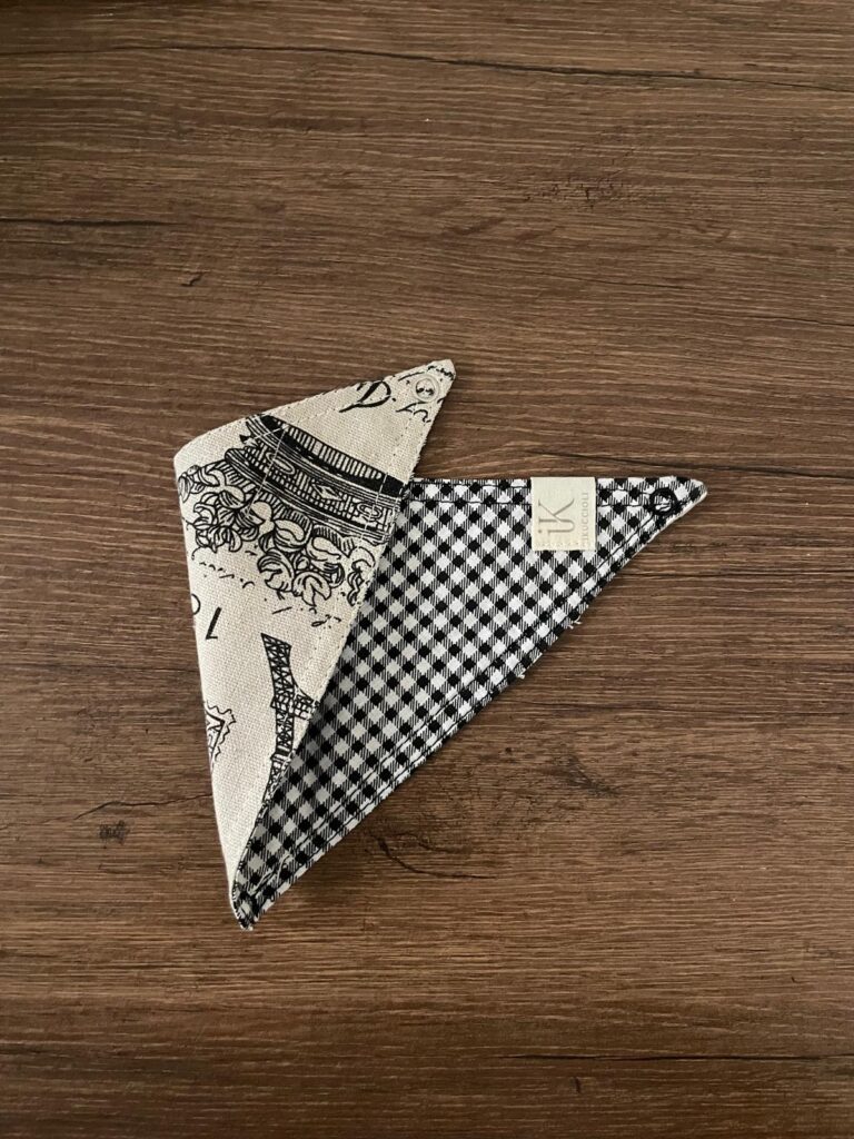bandana double-face a quadri
